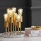 Jonathan Y Pleiades 13.5" Modern Metal/Resin LED Accent Lamp, Brass Gold/White JYL1060A - alternate 2