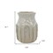 Homeroots 8" Sage And Gray Textural Ceramic Table Vase 574220 - alternate 2