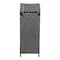 Happimess Darla 31.39-Gallon All-Weather Wicker/Metal Swing Top Hideaway Outdoor Trash Can, Dark Navy/White HPM1202E - alternate 2