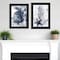 Homeroots Set Of Two Ocean 2 Black Framed Print Wall Art, 2PK 407263 - alternate 3