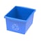 Storex 10 Gallon Recycling Tote, Blue 61549U06C - alternate 1