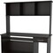 Homeroots 47" Espresso Solid Wood Computer Desk With Hutch 249810 - alternate 2