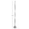 Jonathan Y Pilar 63.8 in. LED Integrated Floor Lamp, Black JYL7006C - alternate 2