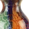 Homeroots 11" Blue Green And Orange Urn Murano Glass Table Vase 375779 - alternate 2