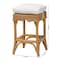 Bali & Pari Muy Bohemian Scallop Honey Rattan Counter Stool 252-13663-ZORO - alternate 2