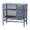 Bali & Pari Vivan Natural Rattan Storage Cabinet, Navy Blue 272-14898-ZORO - alternate 2