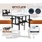Regency Endure Standing Height Collaborative Table & Chair Set with 4 Pull-Out Stools, White Dry Erase Top 9004-WHT-DVN - alternate 3