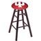Holland Bar Stool Co Oak Bar Stool, Dark Cherry Finish, Indiana Seat RC30OSDC - alternate 1