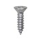 Auveco 10 x 3/4in Phillips Flat Head Tapping Screw Zinc, 100PK 2810 - alternate 1