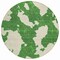 Homeroots 8' Green And Ivory Round Abstract Washable Indoor Outdoor Area Rug 614529 - alternate 2