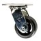 Service Caster 4 Inch Rubber on Steel Wheel Swivel Caster with Ball Bearing SCC-30CS420-RSB - alternate 1