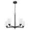 Z-Lite Oren 5-Light Chandelier, 25 in W, Matte Black 7004-5MB - alternate 3