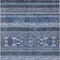 Homeroots 10' X 14' Navy Blue And Denim Blue Southwestern Washable Indoor Outdoor Area Rug 582835 - alternate 2