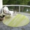 Homeroots 8' Artichoke Green And Ivory Round Botanical Leaves Washable Indoor Outdoor Area Rug 581956 - alternate 3