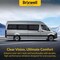 Brixwell 1417mm x 705mm Glass Window for Mercedes Sprinter, Passenger Sliding Cecond Side with Screen DTSPCR011-INT - alternate 2