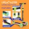 Lifemaster 3-Wheel Kids Scooter, LED Deck and Wheels, 5-Height Adjustable Handlebar, Green LMLUSG77 - alternate 2