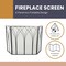 Lavish Home Fireplace Screen 3 Panel Fireplace Gate with Protective Mesh for Wood-Burning Fire Place 80-FPSR-11 - alternate 2