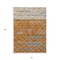 Homeroots 3' X 5' Terra Cotta Beige And Ivory Striped Washable Indoor Outdoor Area Rug 599382 - alternate 2