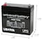 Upg Sealed Lead Acid Battery, 4 V, 9Ah, UB490, F1 Faston Tab Terminal, AGM Type D5798 - alternate 2