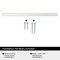 Amerock Bar Pulls Square 6-5/16 inch (160mm) Center-to-Center Polished Chrome Cabinet Pull, 25PK 25VMP3717826 - alternate 2