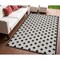 Homeroots 4' X 6' Black And White Geometric Indoor Outdoor Area Rug 546862 - alternate 3