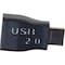 C2G USB 2.0 USB-C TO USB MICRO-B ADAPTER M/F - BLACK 28869 - alternate 2