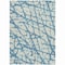 Homeroots 9' X 12' Teal Blue And Ivory Abstract Washable Indoor Outdoor Area Rug 614393 - alternate 2