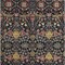 Homeroots 9' X 12' Black Red And Gold Floral Washable Indoor Outdoor Area Rug 604639 - alternate 4