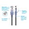 Monoprice SlimRun Cat6A Ethernet Patch Cable - Snagless RJ45_ UTP_ Pure Bare Cop 33237 - alternate 2