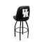 Holland Bar Stool Co Logo Grizzly Houston 30 in. Swivel Bar Stool with Black Wrinkle Finish L048 - alternate 1