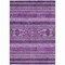 Homeroots 5' X 8' Purple Eggplant And Gray Southwestern Washable Indoor Outdoor Area Rug 582843 - alternate 4