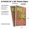 Signmission Wood Floors Sale, Plastic Signs Only 24 Inch x 36 Inch, Corrugated Plastic, 2PK CSB-2436-2PACK-Wood Floors Sale - alternate 2