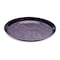Homeroots 14" Purple Metal Etched Round Serving Tray 634489 - alternate 2