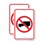 Signmission No Truck Symbol, 18'' X 24'' 2 Signs, Heavy Gauge Aluminum, 2PK A-1824-2PACK-23558 - alternate 1