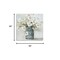Homeroots 30" x 30" Watercolor Soft Pastel Dogwood Bouquet Canvas Wall Art 398889 - alternate 2