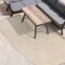 Jonathan Y Margot Modern Geometric Arch Stripe Cream/Natural 5 ft. x 8 ft. Indoor/Outdoor Shaped Area Rug SHP201B-5 - alternate 2