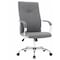 Leisuremod Sonora Modern High-Back Leather Office Chair, Grey SO19GRL - alternate 1