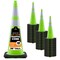 Xpose Safety Traffic Safety Cone, 36 in, Premium PVC, Dual 6 in & 4 in Reflective Collar, Lime Green, 48 pk LTC36-64-48-X - alternate 1