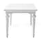 Homeroots 71" White Solid Wood Dining Table 518758 - alternate 3