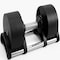Squatz 45 lb Adjustable Dumbbells with Quick Weight Change, Space-Saving Dumbbell Set with Anti‑Slip SQDB45-1 - alternate 1