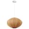 Jonathan Y Kira 18.38" 1-Light Scandinavian Japandi Adjustable Lantern Metal w/Ribbed Cocoon UFO Saucer Shade L JYL4208D - alternate 3