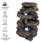 Pure Garden 3-Tier LED Waterfall Fountain, Brown 50-0006 - alternate 1