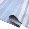 Homeroots 9' X 12' Blue Striped Handmade Indoor Outdoor Area Rug 533586 - alternate 2