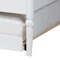 Baxton Studio Lucera Bobbin Daybed with Trundle, Twin, White 263-14373-14375-ZORO - alternate 2