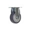 Vestil Dark Gray Rigid Thermoplastic Polyurethane Rubber Caster 4 x 1 1/4 CST-B28-4X1TPR-R - alternate 1