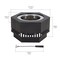 Sunjoy 28 in Smokeless Fire Pit with Ash Pan and Poker, Portable Wood Burning Fireplace, Black A301060500 - alternate 2