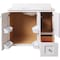 Bertch Storage Solutions 36'' Wx34-1/2'' Hx21''Deep Wht Vanity Base without Top 3 Door/1 Drawer ST-P-W-VSS36RT - alternate 2