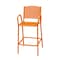 Leisure Craft 42" Tall Bar Height Perforated Chair, Orange C2-PERF-ORANGE - alternate 1