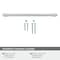 Amerock Destine 8-13/16 inch 224mm Center-to-Center Polished Nickel Cabinet Pull BP36861PN - alternate 2