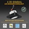 Nuwatt 4 Inch Black Adjustable Can Lights Gimbal Recessed Lighting, Damp Rated, 2700K-5000K, 750LM, 6PK NW-GMB-C4-10W-5CCT-BLK-6P - alternate 2